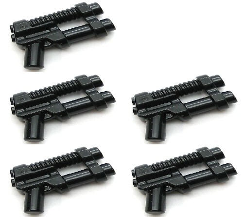 5x LEGO Part Black Gun Pistol Two Barrel | eBay