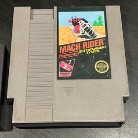 MACH RIDER - Nintendo NES (Authentic) Game, Tested & Working, 5 Screw Video Game