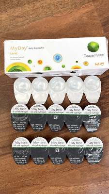 MyDay toric getönte weiche Kontaklinsen CYL -1,25 D -1,50 AX 90