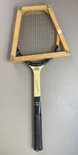 Vintage AMC Tournament Wooden Tennis Racket Precision Design Belgium with Press