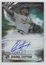 2017 Topps Chrome Freshman Flash Auto 35/99 Jharel Cotton #FFA-JC Auto y8h