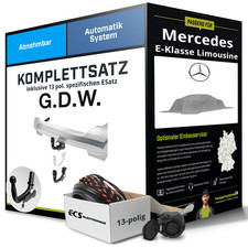 Anhängerkupplung abnehmbar für MERCEDES E-Klasse Limousine +ES NEU AHK