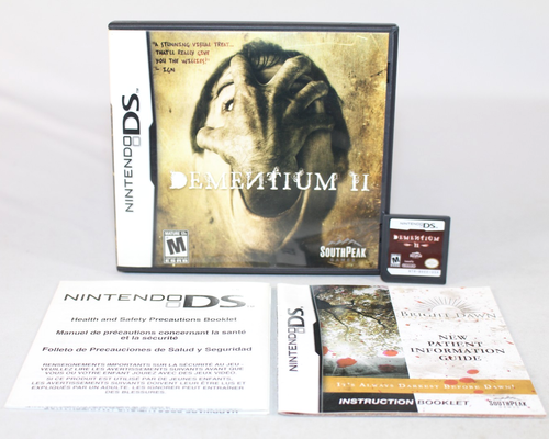 Dementium II Nintendo DS komplett CIB sehr guter Zustand! ULTRA RARE!