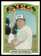1972 Topps John Bateman #5 Montreal Expos