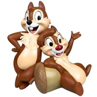 Deko 3D Disney Gartenfigur StreifenhöRnchen Chip & Dale H:31 Cm Aus Kunststoff