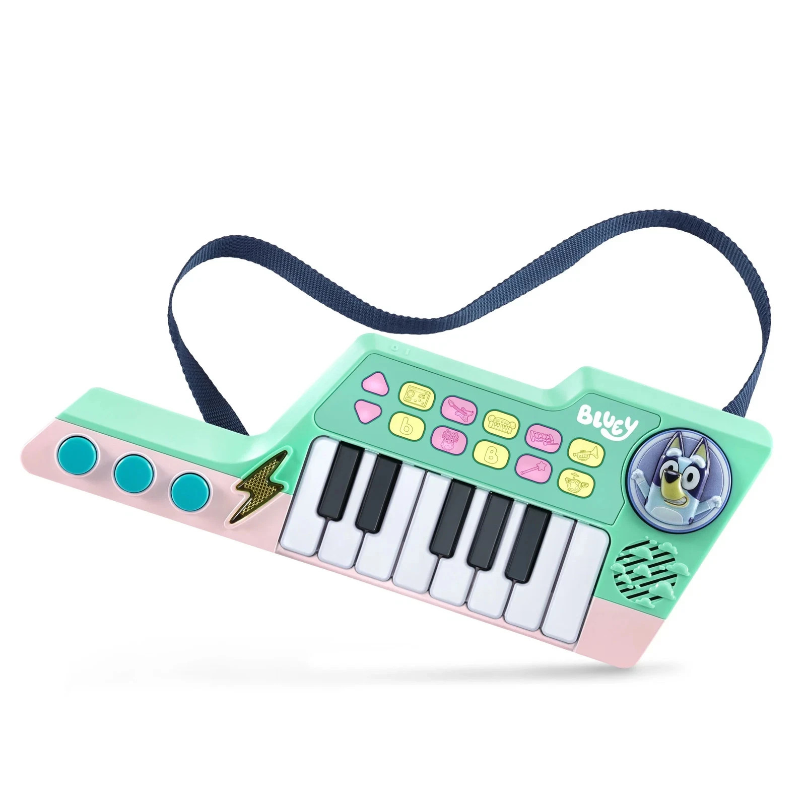 VTech Bluey Bluey's Keytar Strap Included, Baby and Toddler Toys
