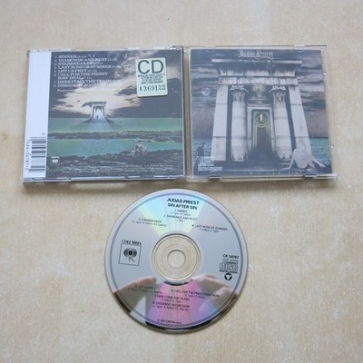 JUDAS PRIEST Sin After Sin - 1986 USA CD album Columbia CK 34787