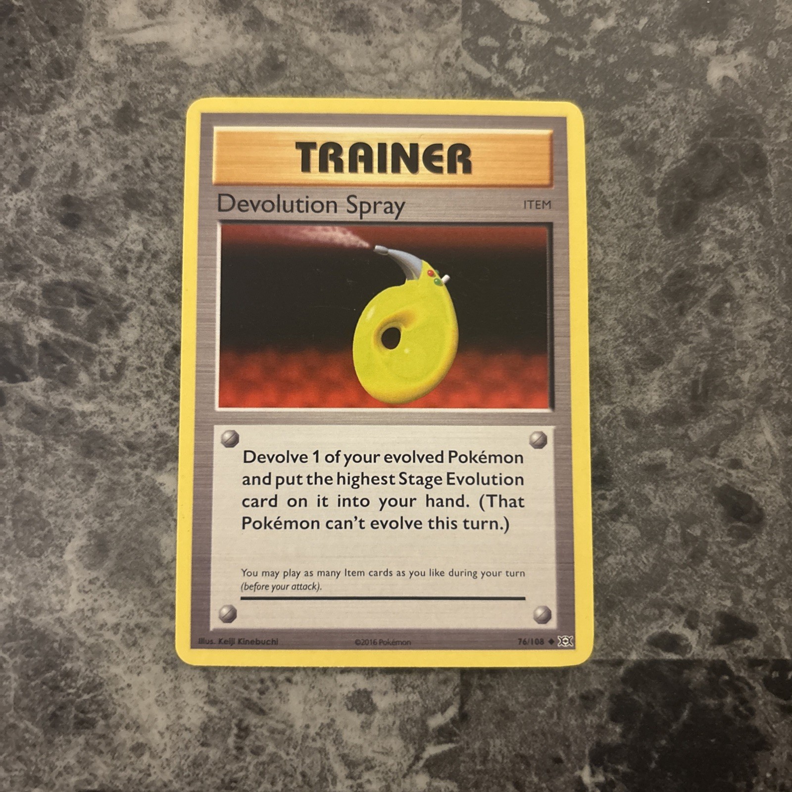 Devolution Spray - 76/108 - XY Evolutions Pokemon 2016