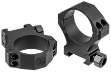 Sig SauerSOA10018 Alpha 1 Matte Black 34mm Extra High 0 MOA