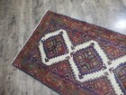 Authentic Vintage Turkish Rug,Geometric Adana Turkish Rug 2.7x6.6 Ft — photo 8