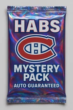 Montreal Canadiens HABS Limited Mystery Pack - AUTO GUARANTEED - 6 Cards