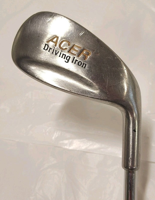 Acer RH 15° Driving Iron. Precision Phoenix Stiffness Steel Shaft 41"  Length