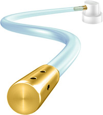 Aerosol Can Extension Side Spray Nozzle Set, 23In Hose, Adapter, Work with Male