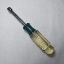 Craftsman 11/32" Nut Driver H Series Clear / Green Handle 41973 Made In USA