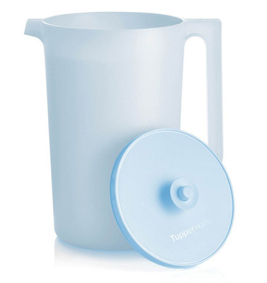 NEW!! Tupperware 1 one Gallon TEA JUICE Pitcher with Lid, BLUE LIFETIME WARRANTY