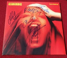 SIGNIERT! Vinyl LP Cover * Scorpions    Rock ...