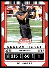 DJ Moore 2020 Panini Contenders Draft Picks #36 Maryland Terrapins NFL READ