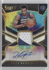 2018-19 Panini Select Rookie Jersey Tie-Dye Prizm /25 Keita Bates-Diop Auto RC