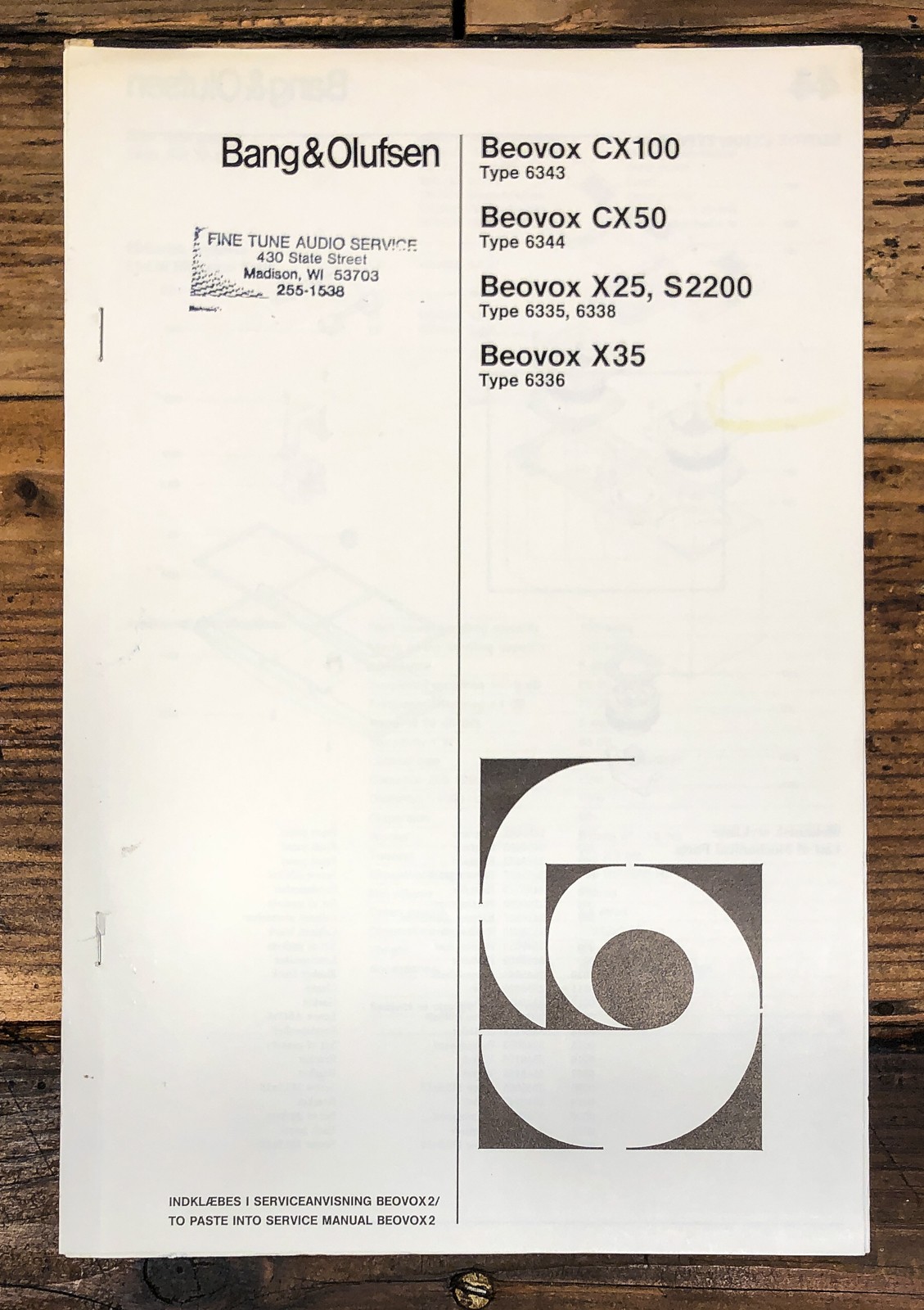 Bang & Olufsen S2200 vintage audio equipment - eBay listing photo 4