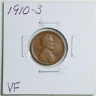 1910-S 1C Lincoln Wheat Cent in VF Condition #6036