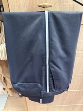 Valentino Navy Trouser With Silver And Blue Side Placard Size 50 /34 US