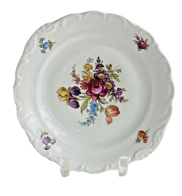 Bavaria China Schumann Arzberg Germany Porcelain Plate Floral 10  vintage