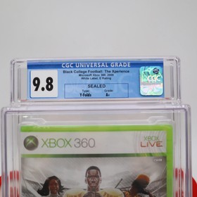 XBox 360 BCFX: BLACK COLLEGE FOOTBALL THE XPERIENCE - CGC GRADED 9.8 A+ Sealed!