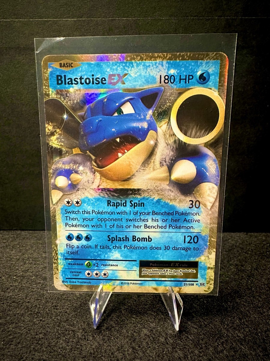 Blastoise EX 21/108 XY Evolutions Holo Rare Pokemon TCG Card LP | eBay