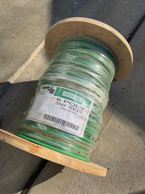#ad #ad 6 AWG 500 ft Solid Copper Electrical Wire – Green $330.00