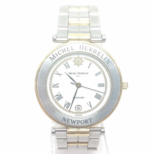 Montre Femme Michel Delaby - Cadran Jaune Et Bleu, Occasion