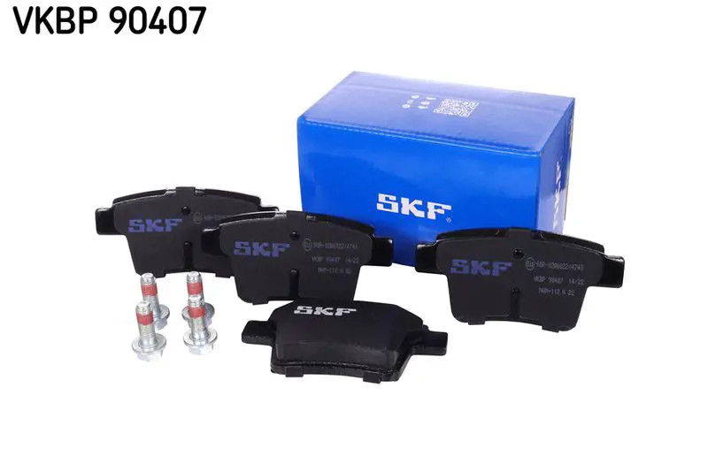 SKF Scheibenbremse Bremsbelag VKBP 90407-4er Set - Position Hinterachse Höhe 77 mm Länge 134 mm Breite 83 mm Dicke 17,2 mm - OE Qualität - Bild 2