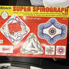 Kenner Super Spirograph Plus Commemorative Edition Drawing Set Ages 8+ 2016