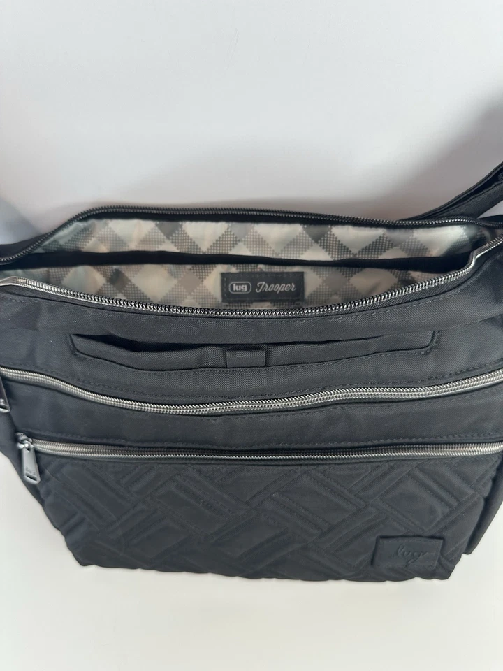 LUG Trooper 2 大号斜挎包黑色 - 全新带标签! — 第 4/4 张图片