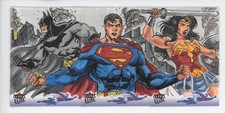 2026 Fleer Ultra Superman 3-Piece Puzzle 1/1 Jean Sinclair Auto Sketch