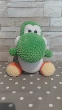 Ręcznie robiona szydełkowa Yoshi pluszowa zieleń