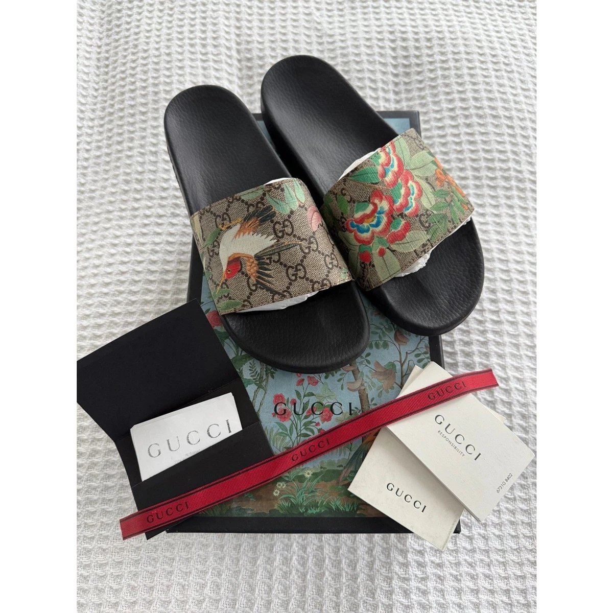Gucci Men's Leather Upper Flip Flop Sandals for sale | eBay