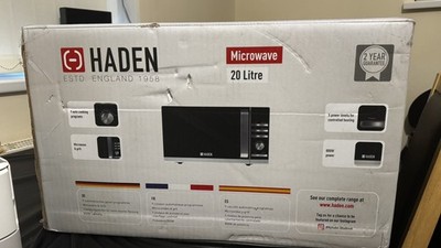 Haden 20L Weiß Mikrowelle & Grill Kombi