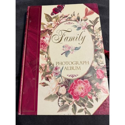 Robert Frederick Family Photograph Album Vintage Floral Die Cut Frames 1999