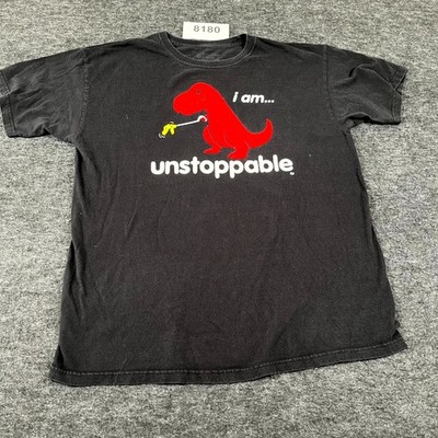 Goodie Two Sleeves T Shirt Mens Large Black I Am Unstoppable Graphic Crew Neck