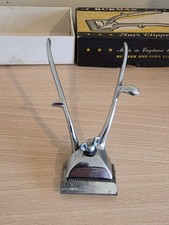 Vintage Burman And Sons Manual Hair Clipper In Original Box Made In England