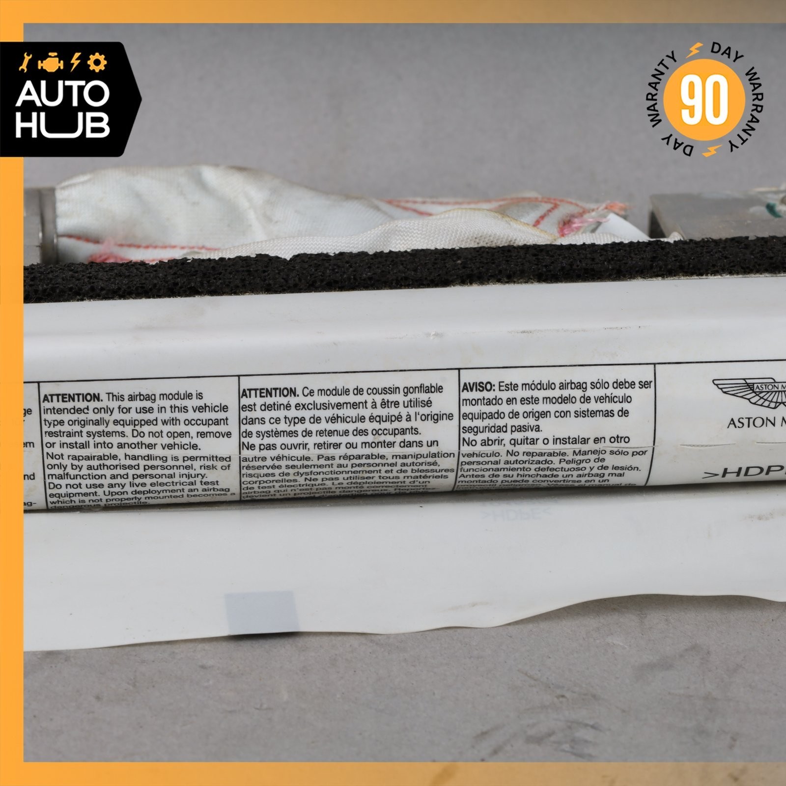 19-23 Aston Martin DB11 Front Right Side Seat Airbag Air Bag KY53B14K159AA OEM