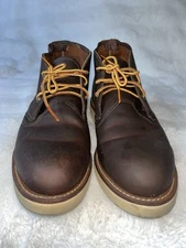 Red Wing Chukka Boots Mens 8.5, Conditioned with Mink Oil Paste, No box