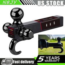 2 Receiver Trailer Hitch Tri Ball Mount 1-78 2 2-516 Ball Truck Hitch 2 Receiver Trailer Hitch Tri Ball Mount 1-78 2 2-516 Ball Truck Hitch
