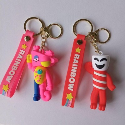 The Amazing Digital Circus Rubber Keychains Zooble and Gangle