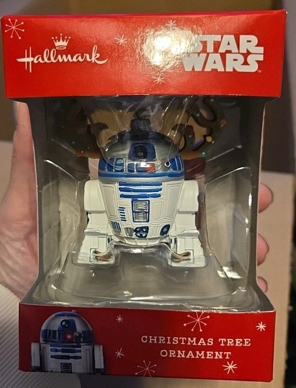 Hallmark Star Wars R2-D2 with Antlers Christmas Tree Ornament New Sealed 2015
