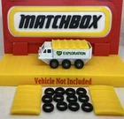 LESNEY MATCHBOX # 61 ALVIS STALWART Top And Tires (Vehicle Not  Included) 2 Sets