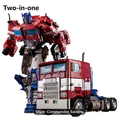 2 in 1 Transformation Robot Truck Toy Head Anime Action Figure