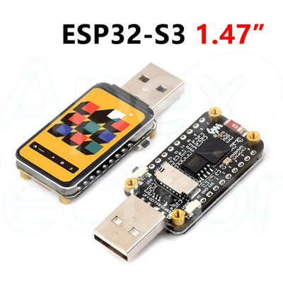 Waveshare ESP32-S3 1.47inch LCD Screen Display WiFi & Bluetooth 1.47 RGB LED