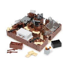 Finger Rock Toys WW2 Military Trench Building Set Fair/NM