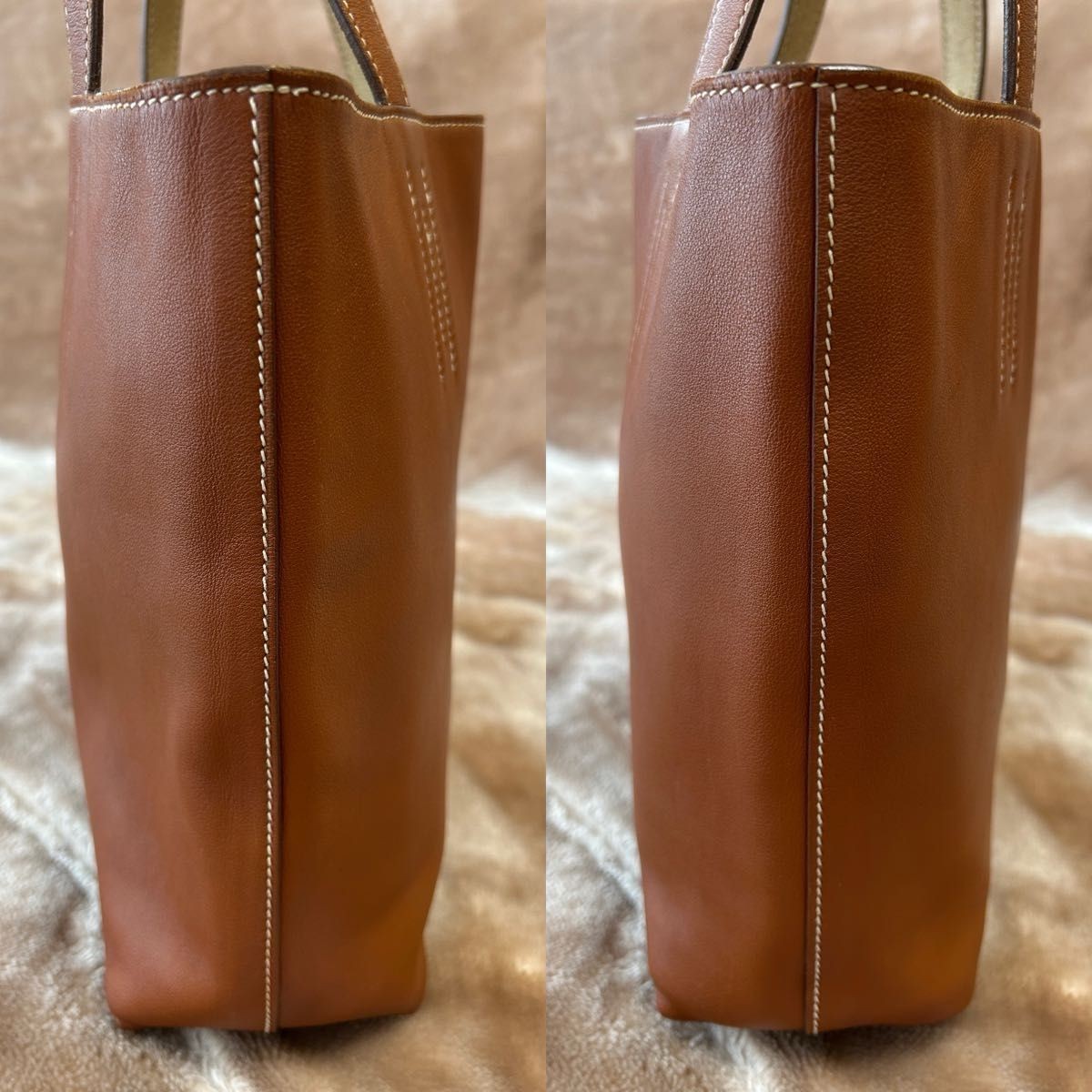 Hermes Double Sens 28cm Tote Bag Unisex Used Exce… - image 9